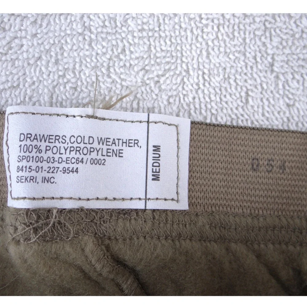 Sekri Inc US Military Cold Weather Drawers Polypropylene Thermal Pants Medium